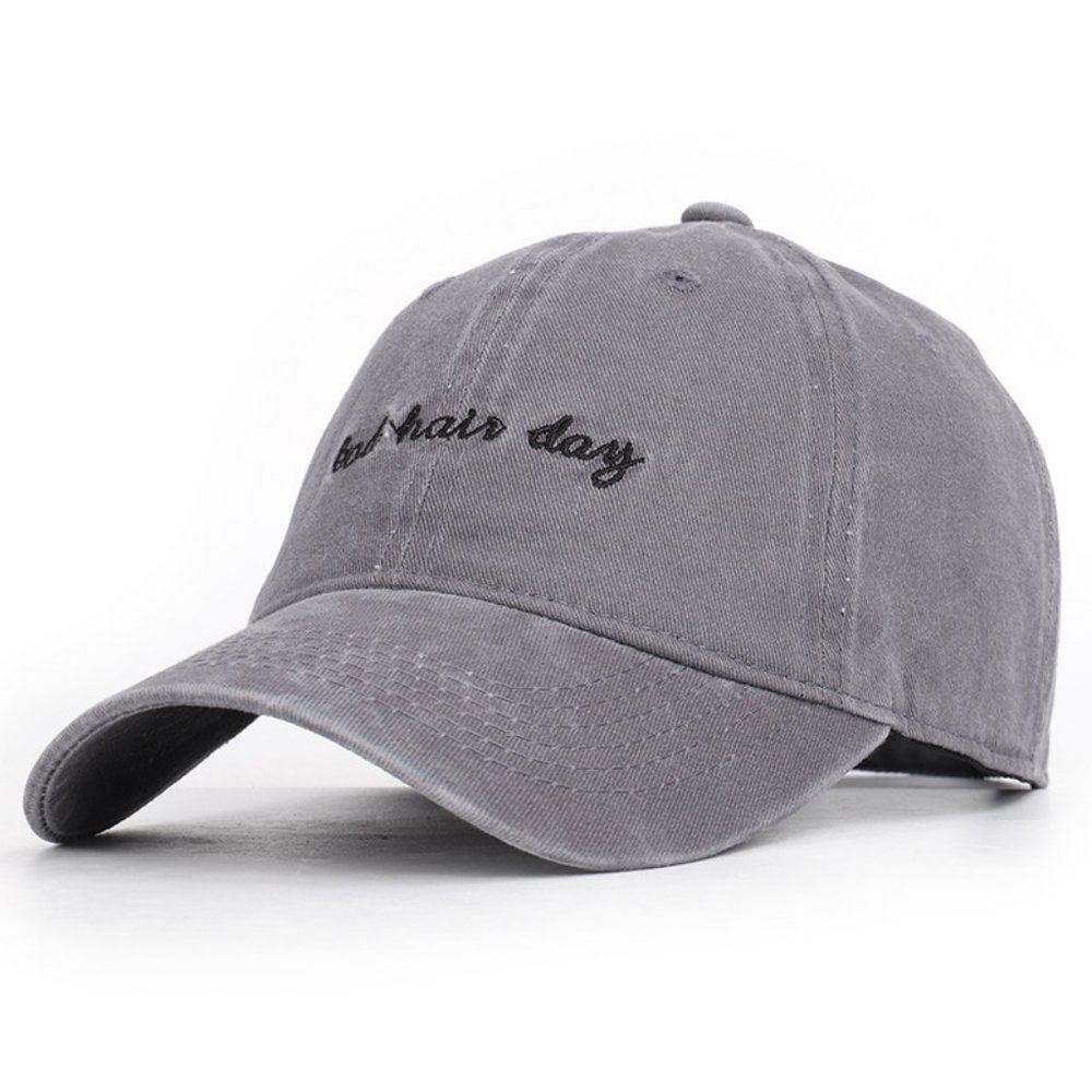 Gray Bad Hair Day Cap